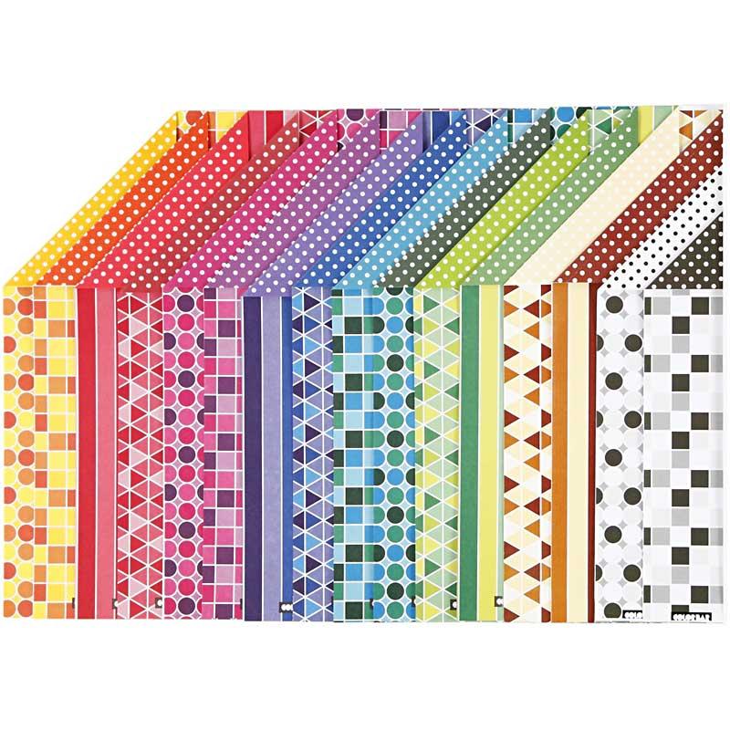 Farbleiste Papierdruck A4 100gr, 16 Blätter