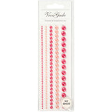Halbpaste Perlen Pink 2-8mm, 140. - afbeelding 2