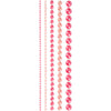Halbpaste Perlen Pink 2-8mm, 140.