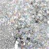 Kreativfirma Glitzer und Pailletten Silver, 6x5gr