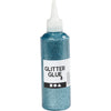 Kreativfirma Glitzer Kleber hellblau, 118 ml