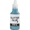 Kreativfirma Glitzer Kleber hellblau, 25ml