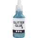 Kreativfirma Glitzer Kleber hellblau, 25ml