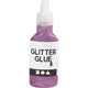 Kreativfirma Glitter Kleber lila, 25ml
