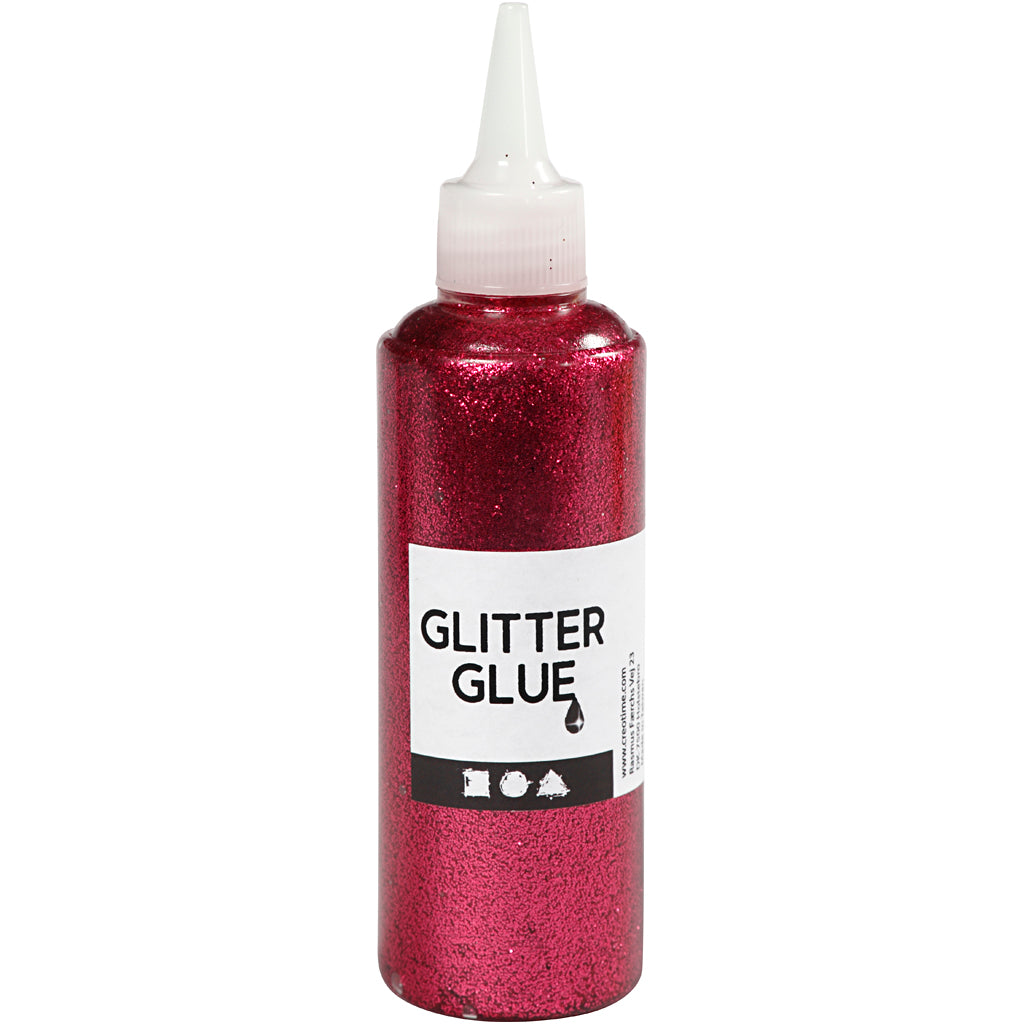 Kreativfirma Glitter Kleber Pink, 118ml