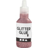 Kreativfirma Glitter Kleber Pink, 25ml