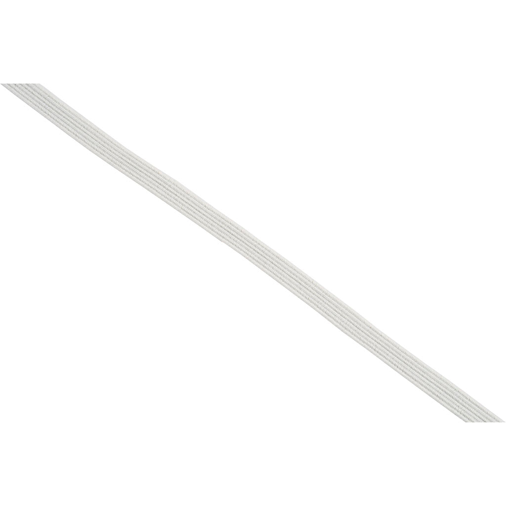 Elastische Dicke 6mm weiß, 50 m