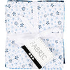 Patchwork Fabric Blue 45x55cm, 4st.