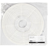 Reispapierlampe weißer Tropfen, 27 cm - afbeelding 2
