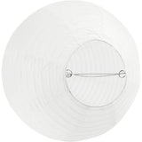 Reispapierlampe weißer Tropfen, 27 cm - afbeelding 3