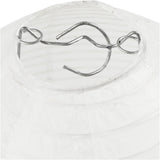 Reispapierlampe weißer Tropfen, 27 cm - afbeelding 4