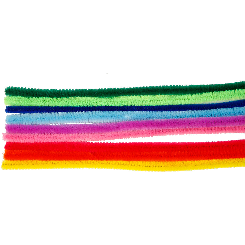 Chenille Drahtfarbe 30 cm, 25st.