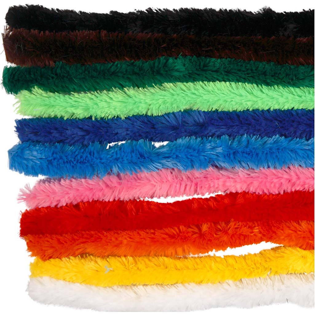 Creativ Company Chenille Wire Color 45 cm, 60st.