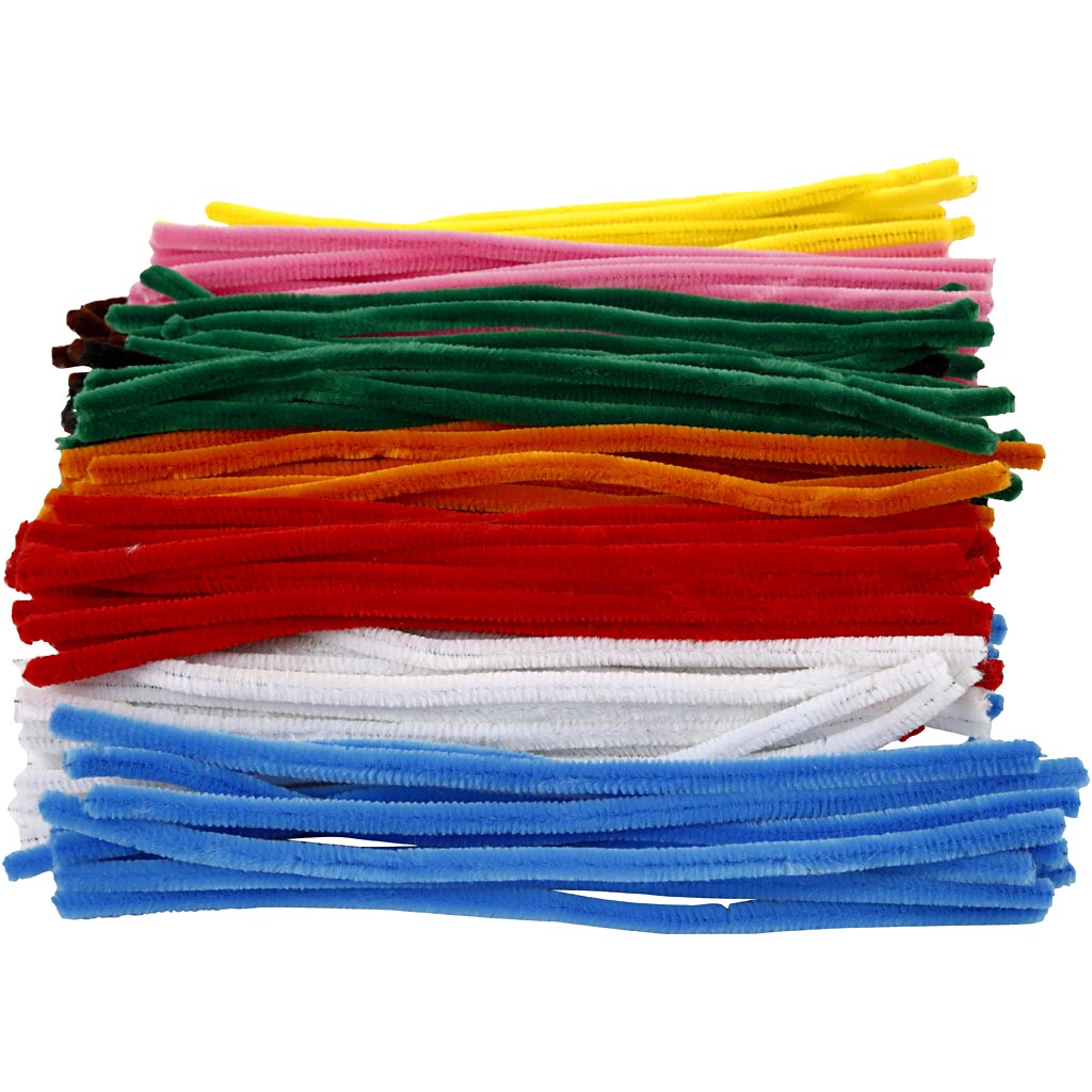 Chenille Drahtfarbe 30 cm, 200st.