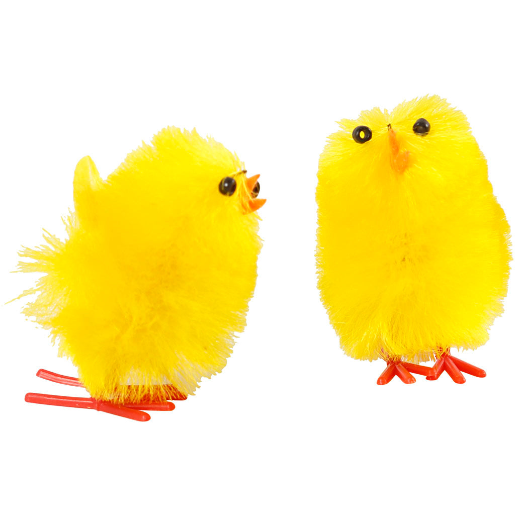 Creativ Company Yellow Osterküken Chenille, 12st.