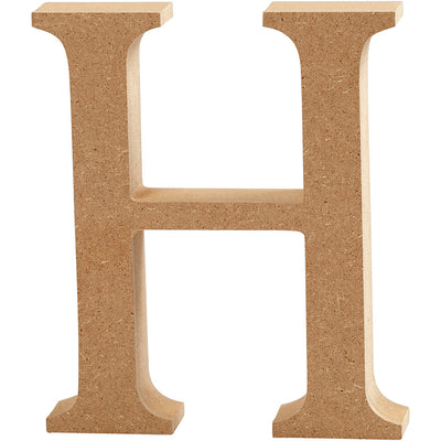 Creativ Company Letter H MDF 13CM, 1.