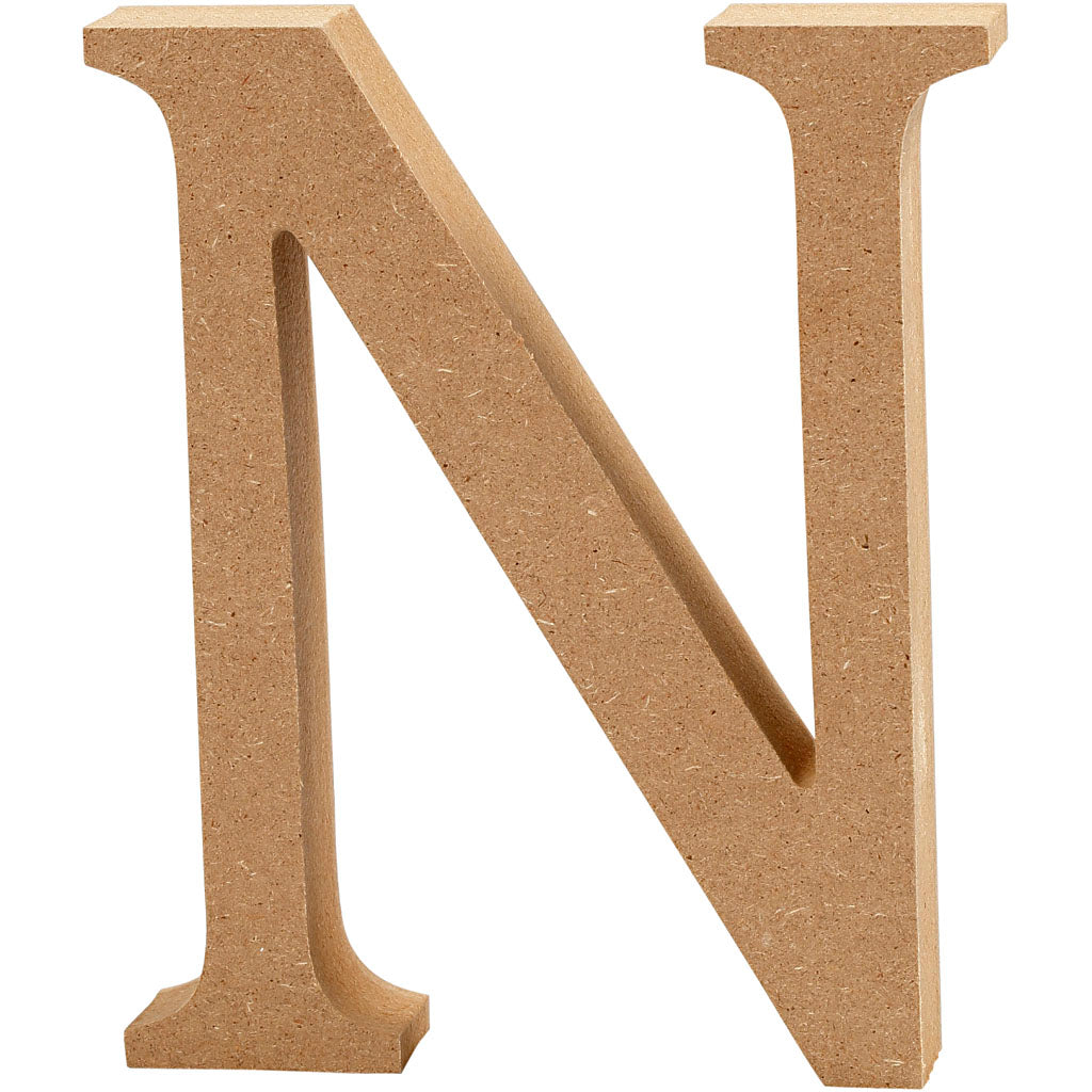 Creativ Company Letter N MDF 13CM, 1.