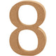 Creativ Company Nummer 8 MDF 13cm, 1.