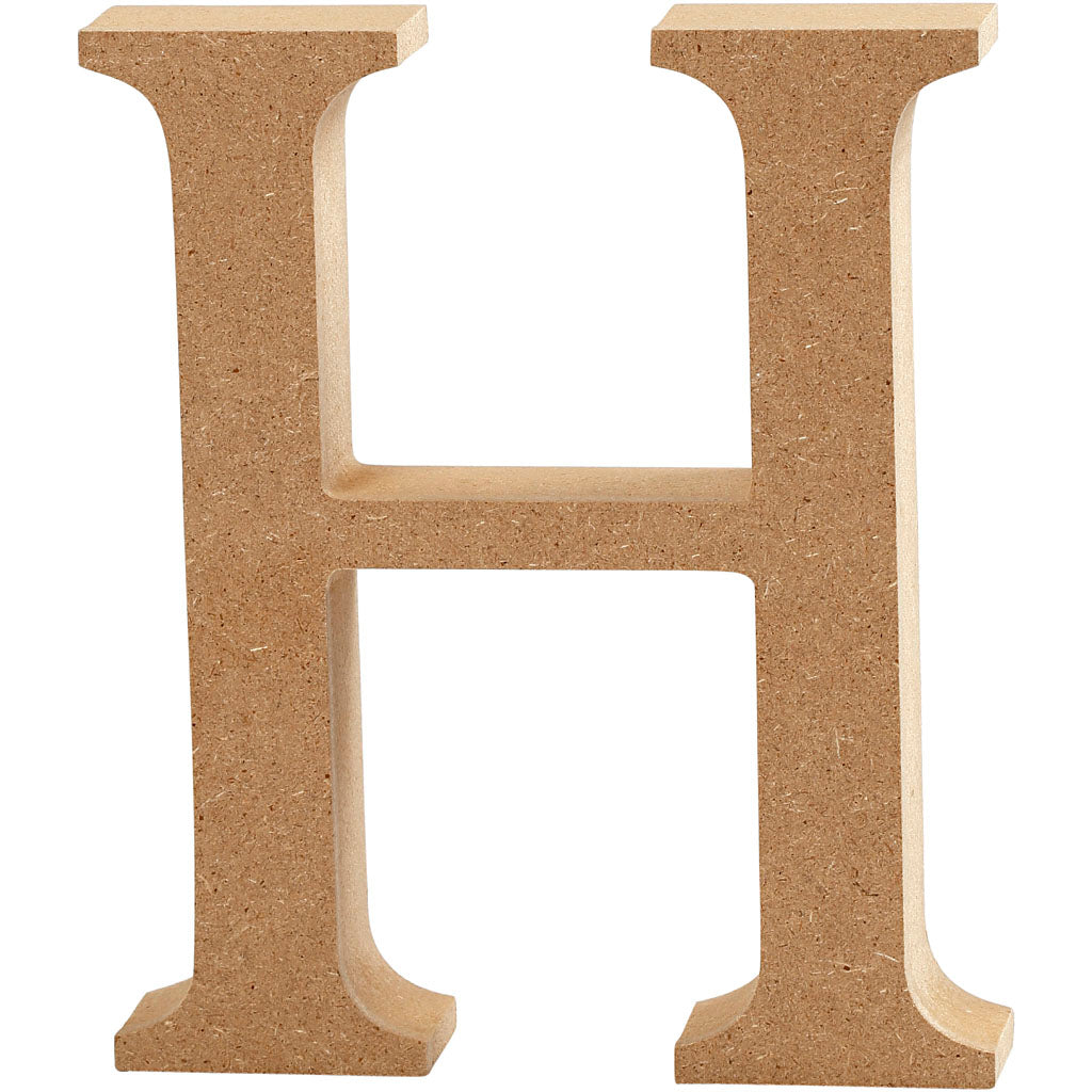 Creativ Company Letter H MDF 8cm, 1.