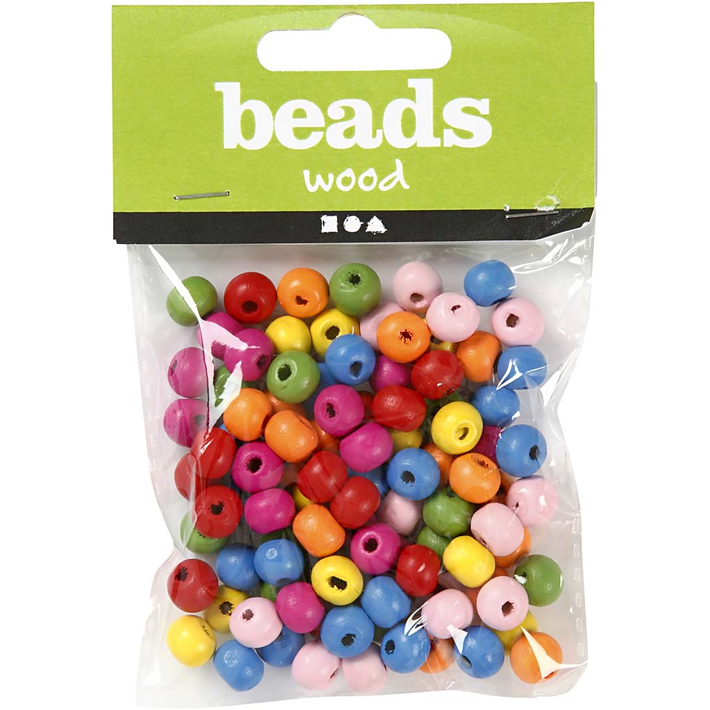 Creativ Company Holzperlen Mix 8mm, 90.