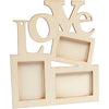 Fotorahmen Liebe Holz