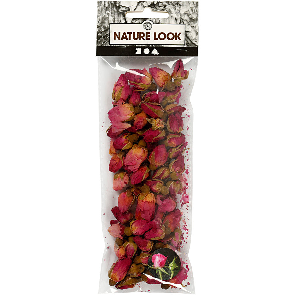 Kreativfirma getrocknete Blumen Rosenknöpfe, 15gr