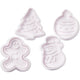 Creativ Company, die Formen mit Stamp Christmas, 4st, hervorsteht.