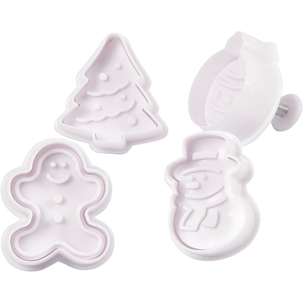 Creativ Company, die Formen mit Stamp Christmas, 4st, hervorsteht.