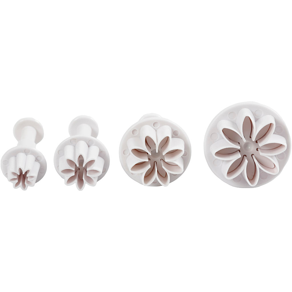 Creativ Company, die Formen mit Briefmarkenblume, 4st.