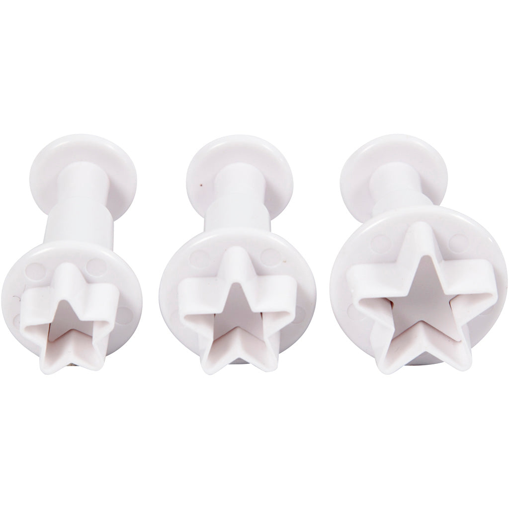 Creativ Company, die Formen mit Stamp Star, 3st.
