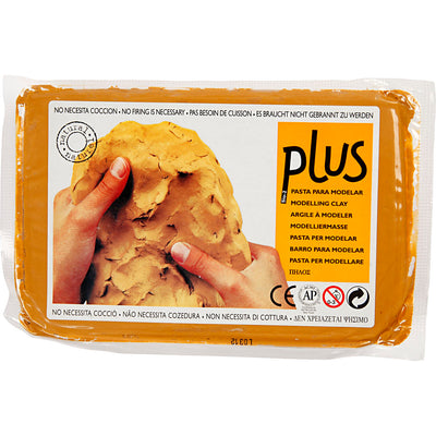 Selbsthärtende Tonerde, Farbe Curry, 1000 g