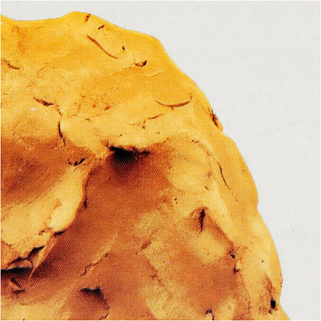 Selbsthärtende Tonerde, Farbe Curry, 1000 g