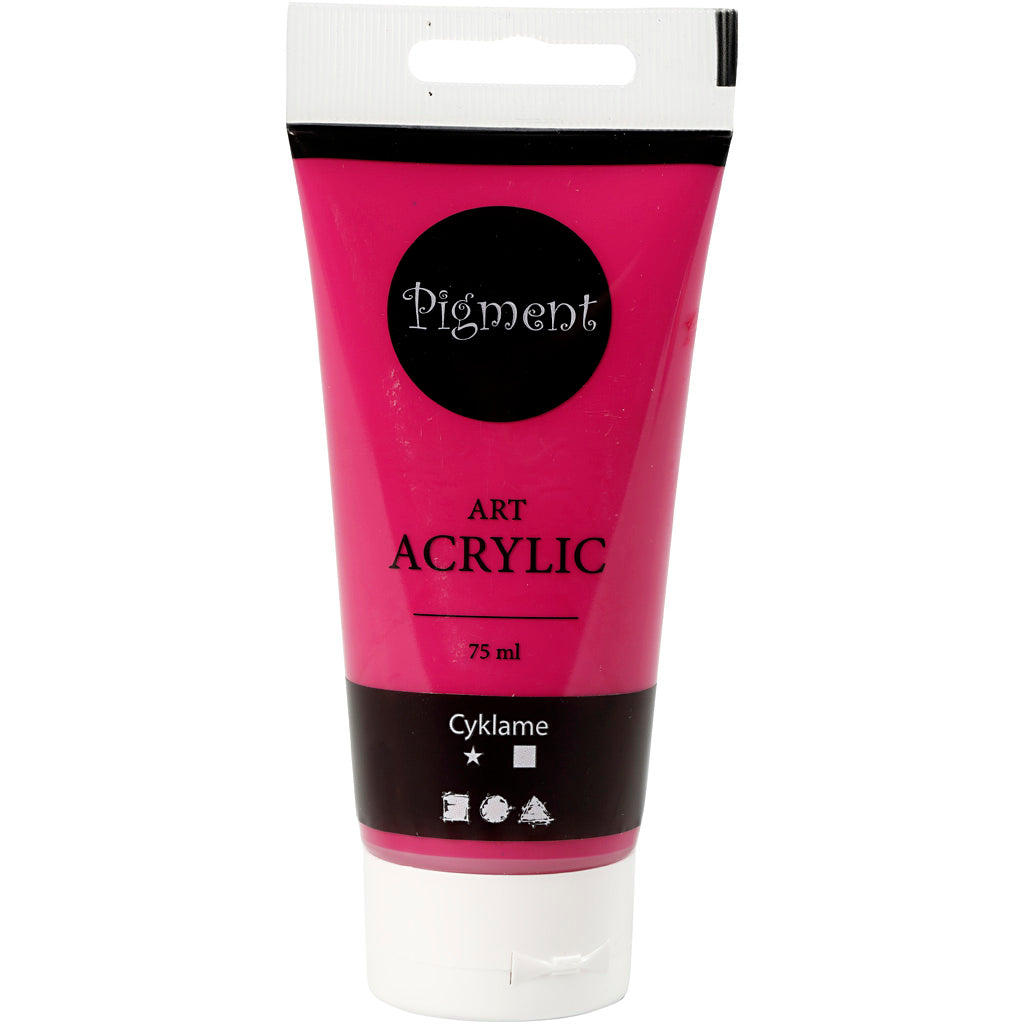 Creativ Company Pigment Art Acrylfarbe Cyklame, 75 ml