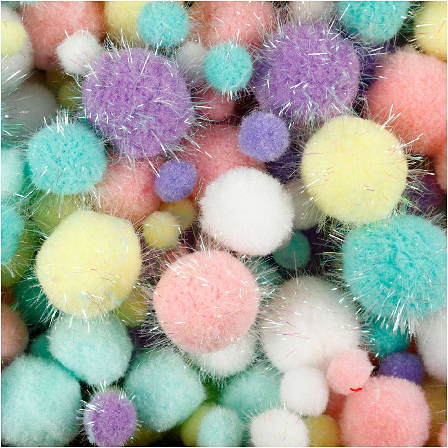 POM-POM-Pastellfarben, 400gr.
