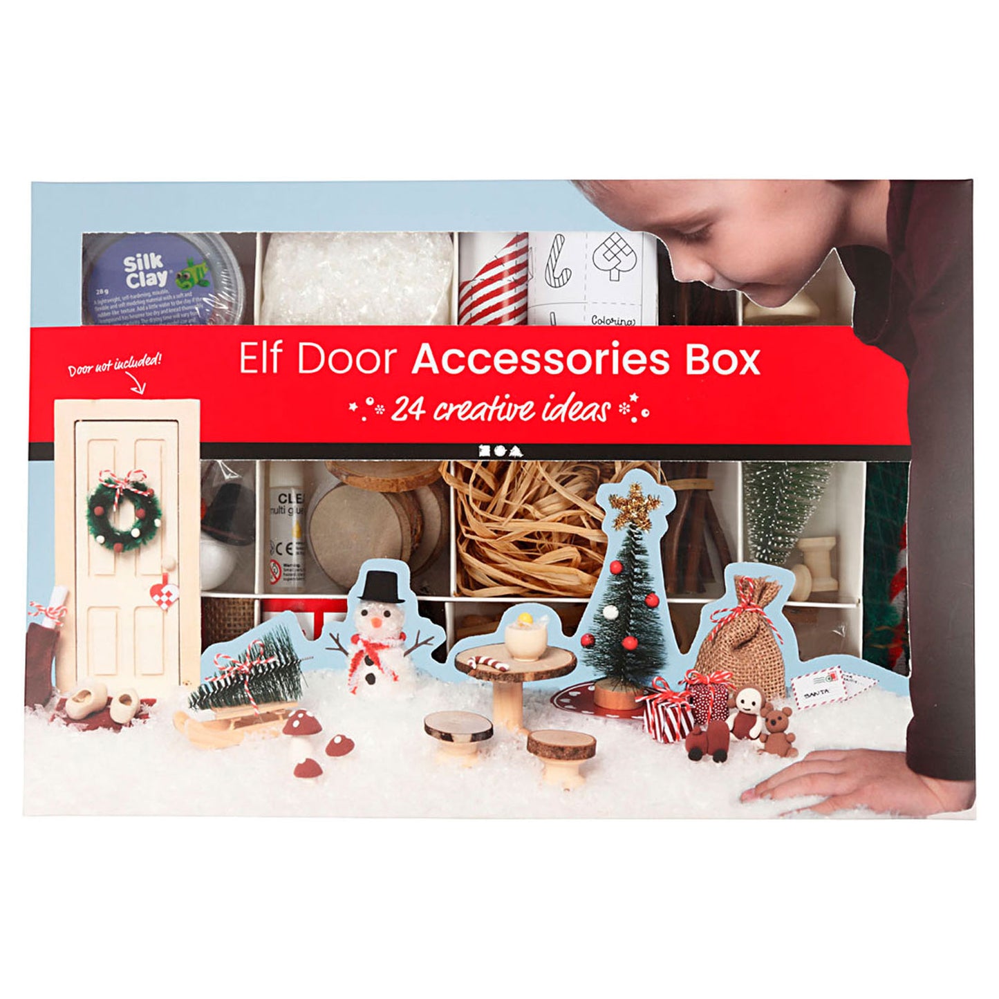 Weihnachtsknor- und Zubehör -Set