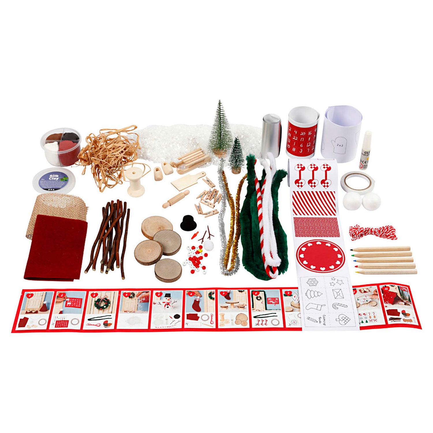 Weihnachtsknor- und Zubehör -Set