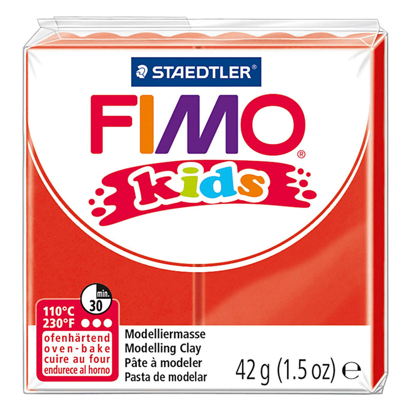 Fimo Kids Monting Clay Red, 42gr