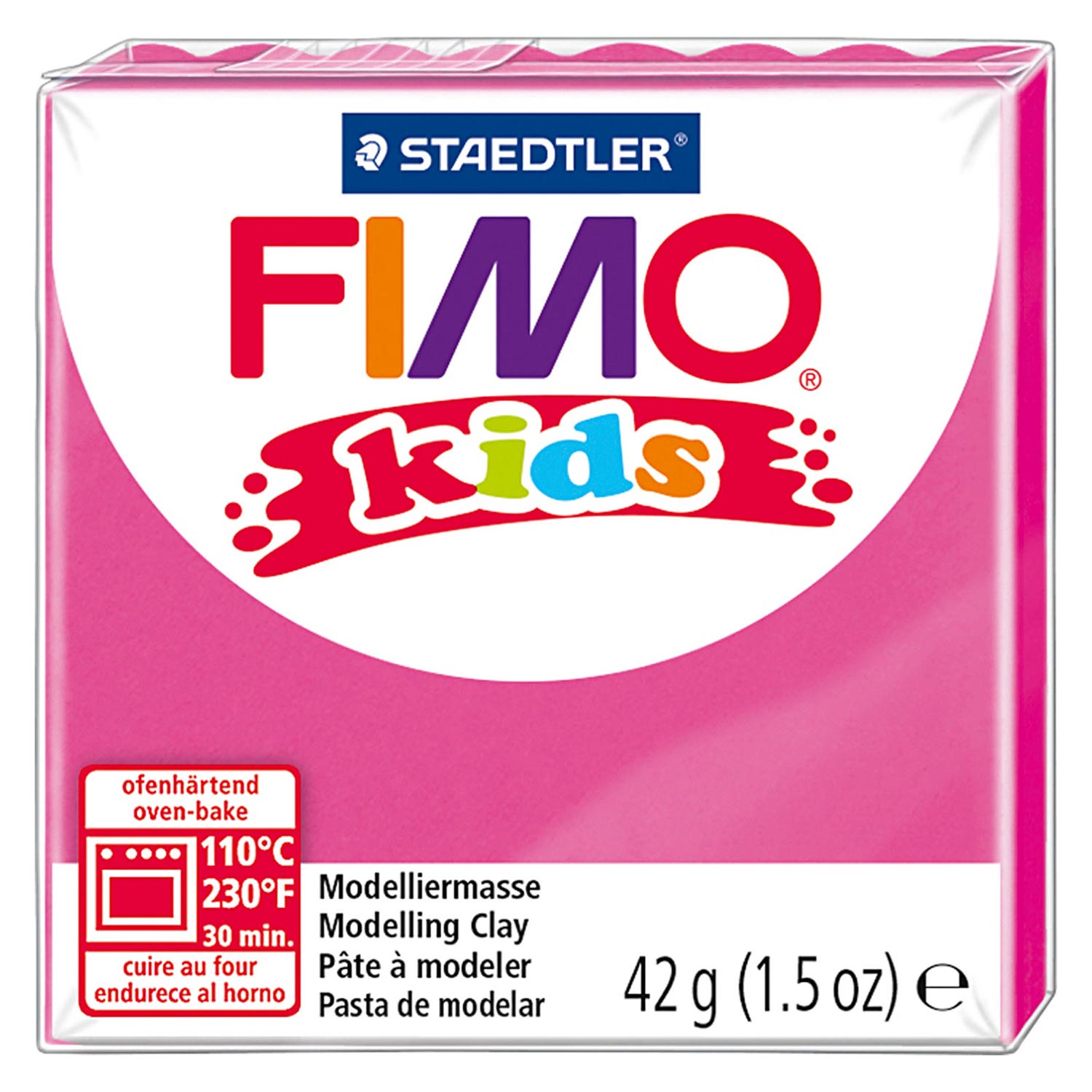 Fimo Kids Mountain Klei, Pink, 42 ​​gr