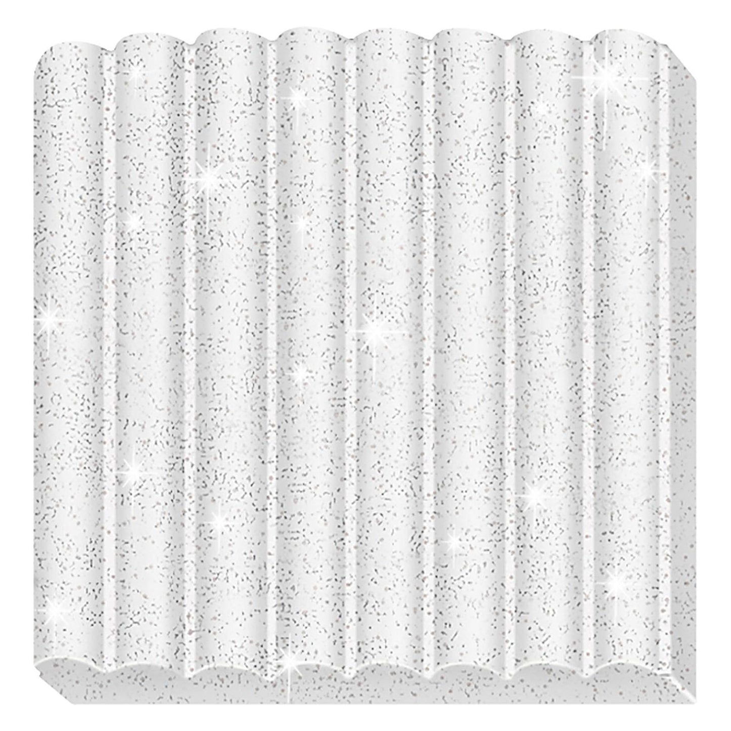 Fimo Kids Monting Clay White Glitter, 42gr