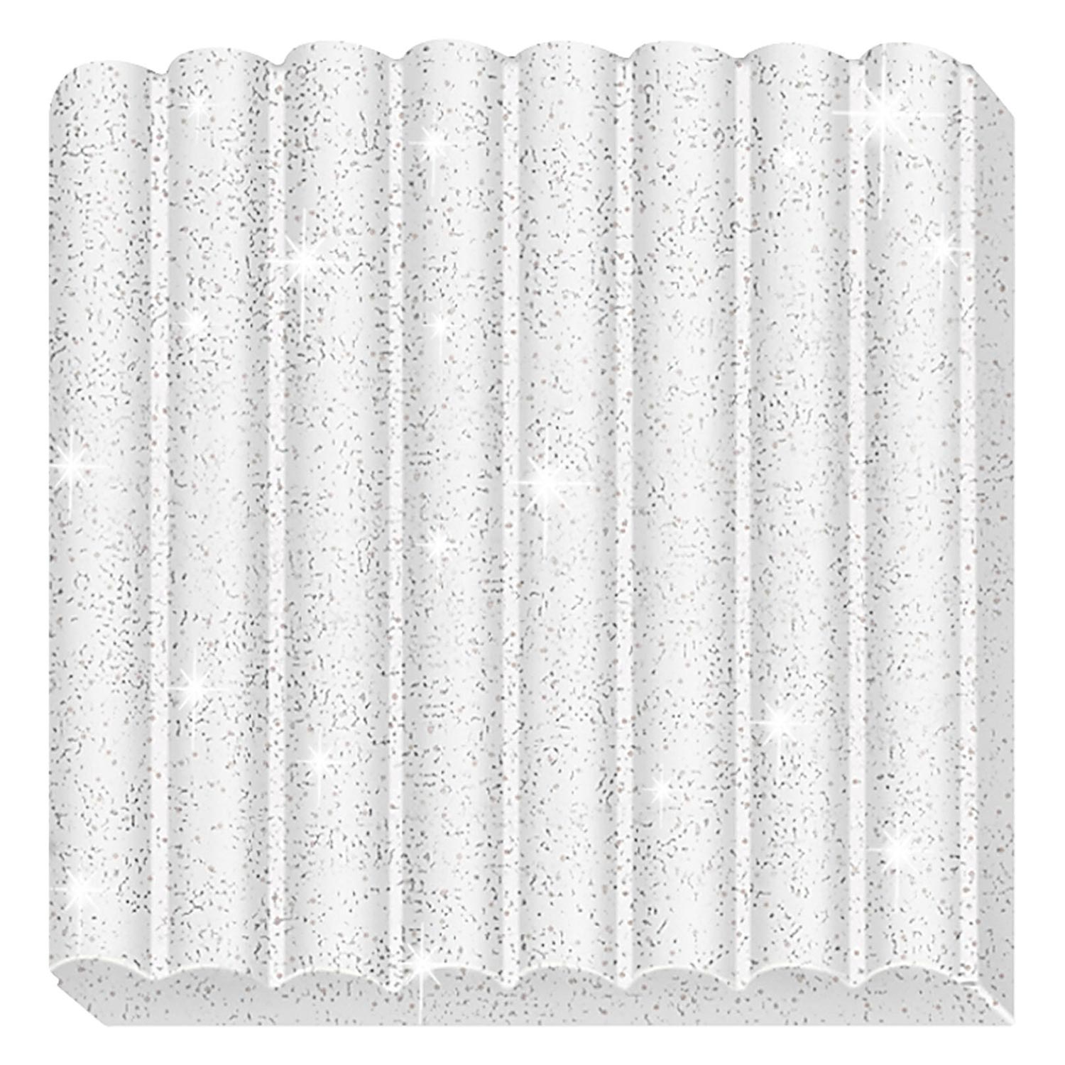 Fimo Kids Monting Clay White Glitter, 42gr