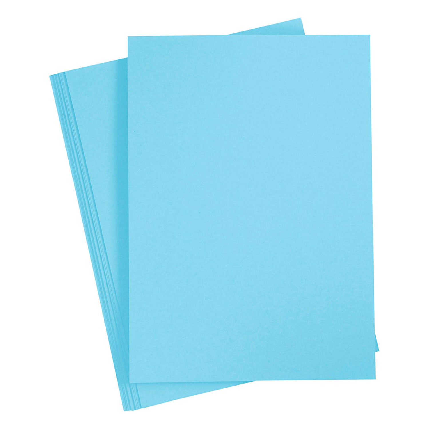 Farbiger Karton Sky Blue A4, 20 Blätter