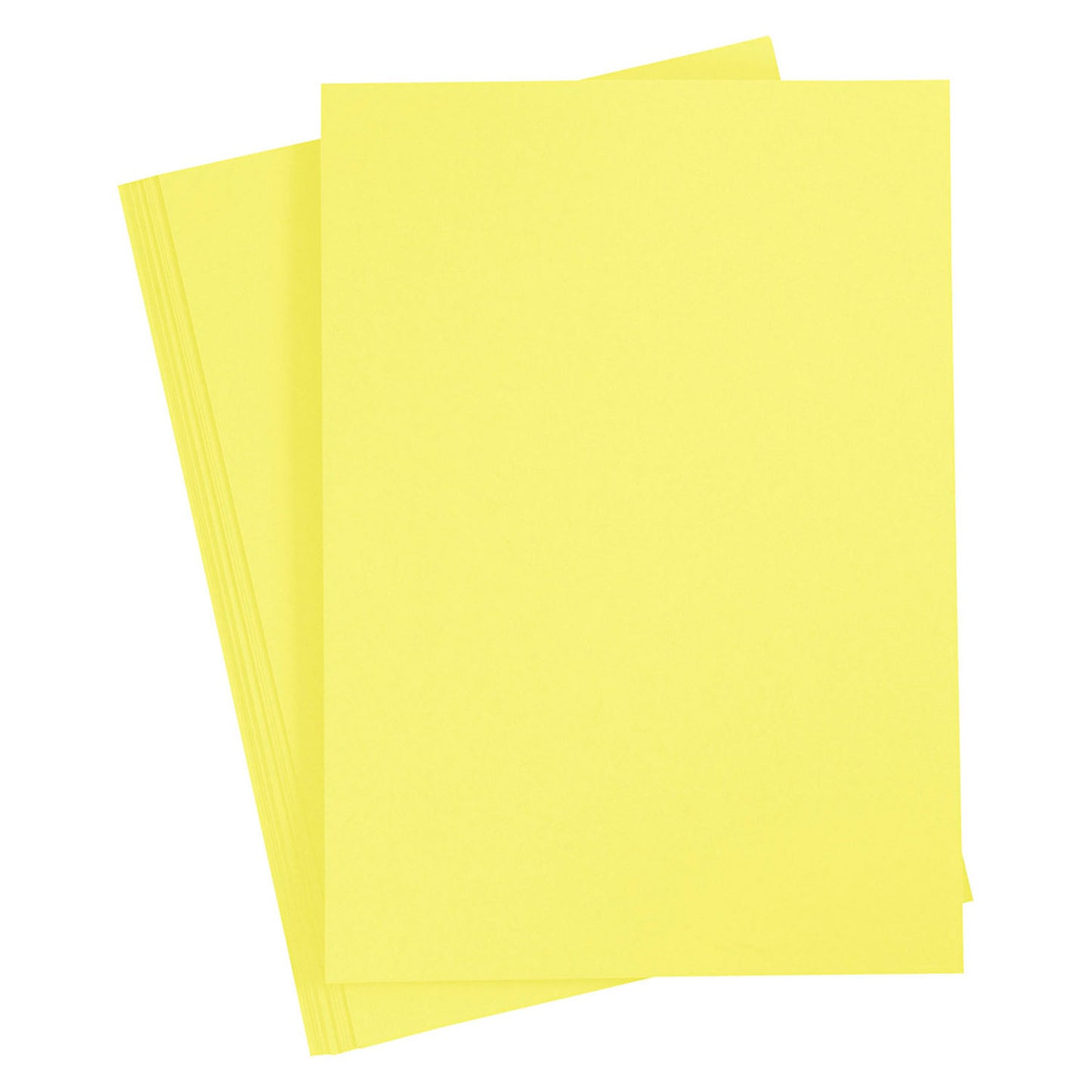 Farbiger Karton, Kanarischer Gelb, A4, 20 Blatt