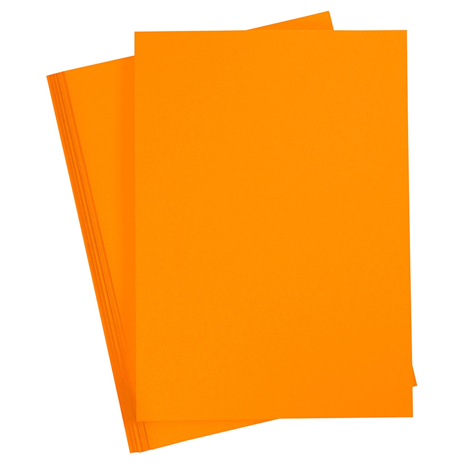 Creativ Company farbiger Karton, A4, Blatt 210 x 297 mm, 180 g, orange, 20 Blatt 1 Karton