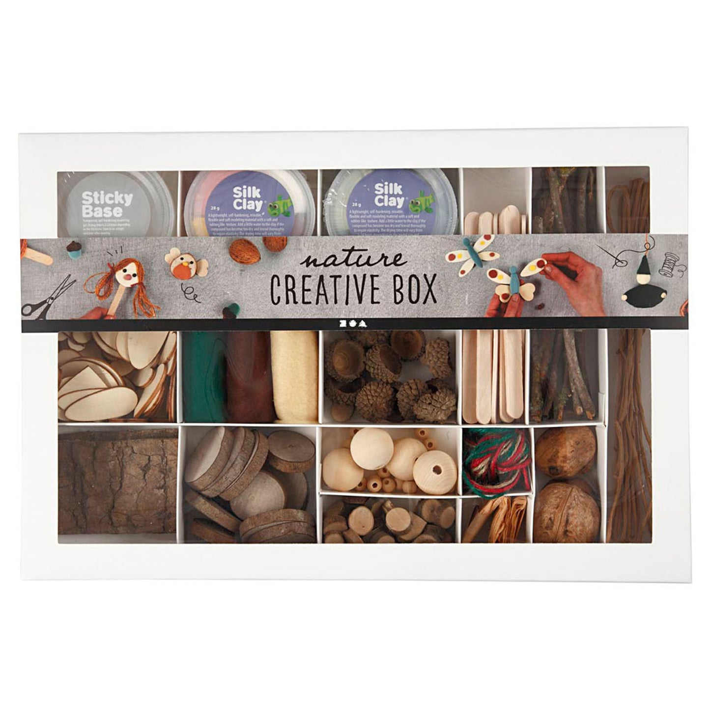 Kreative Handwerkskasten Natur