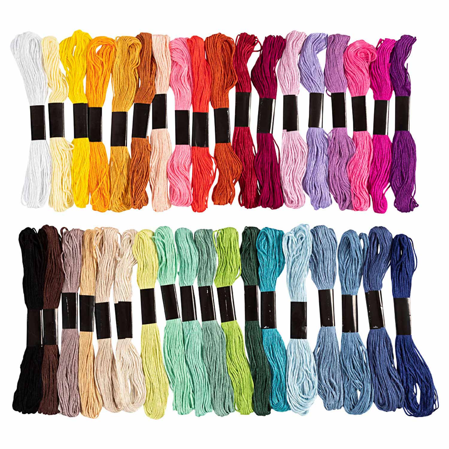 Stickgarn, 42 Farben