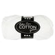 Creativ Company Cotton Garen, Weiß, 50gr, 170 m