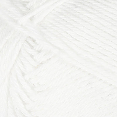 Creativ Company Cotton Garen, Weiß, 50gr, 170 m