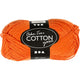 Baumwollgarn, Orange, 50gr, 170 m