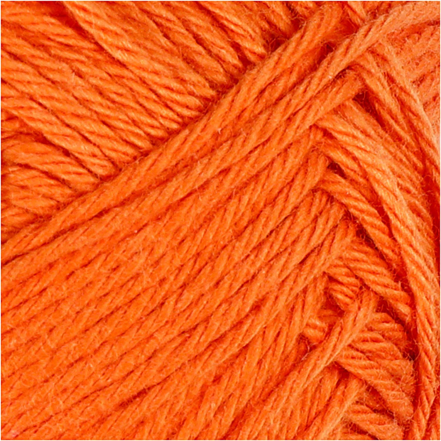 Baumwollgarn, Orange, 50gr, 170 m
