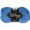 Baumwollgarn, Blau, 50gr, 170m